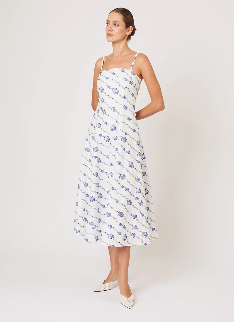 Drop Me A Note Midi Dress - Image 4