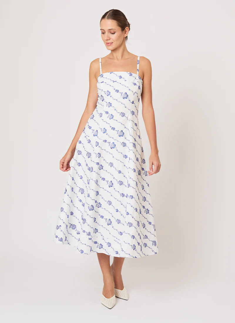 Drop Me A Note Midi Dress - Image 5