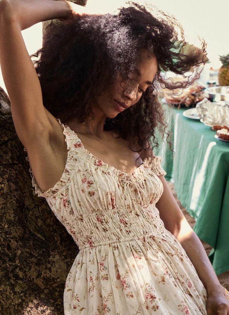 Emmaretta Cotton Midi Dress - Image 3