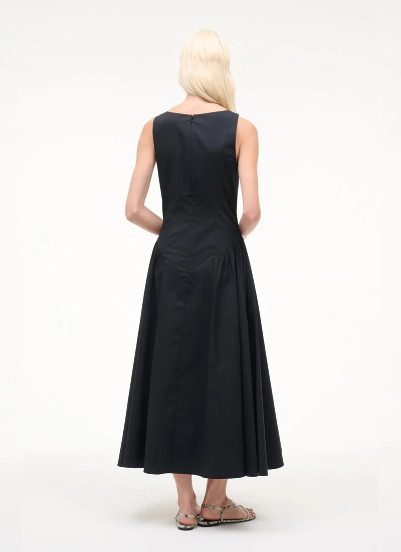 Gwen Cotton Sleeveless Midi Dress - Image 2