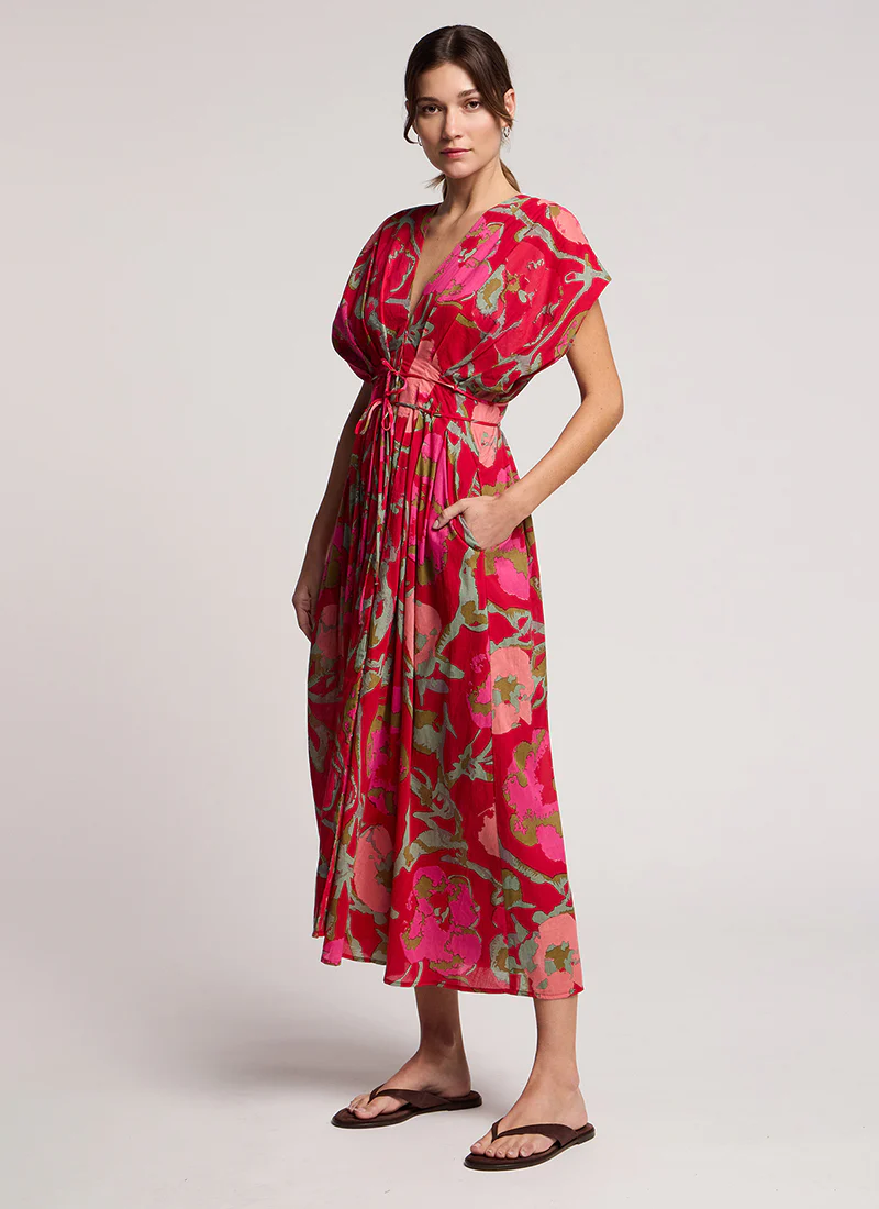 Leilani Printed Rose Vines Dress - Image 3