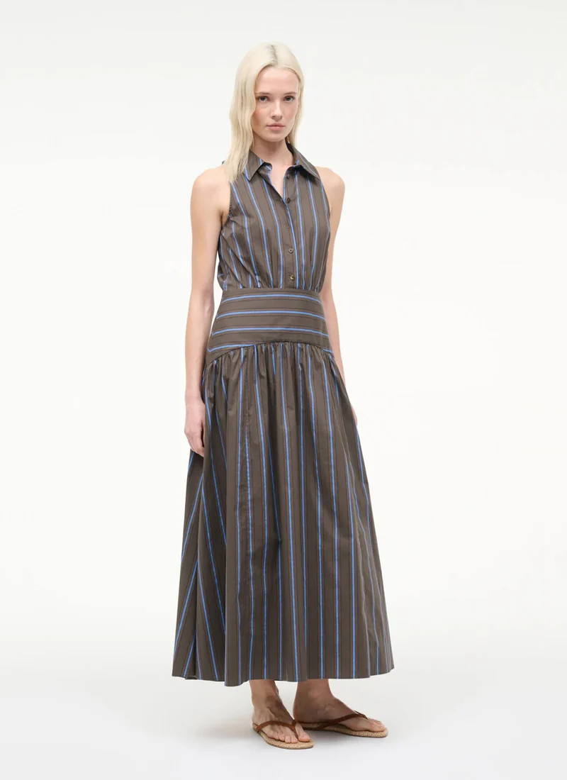 Romy Cotton Sleeveless Midi Dress - Image 4