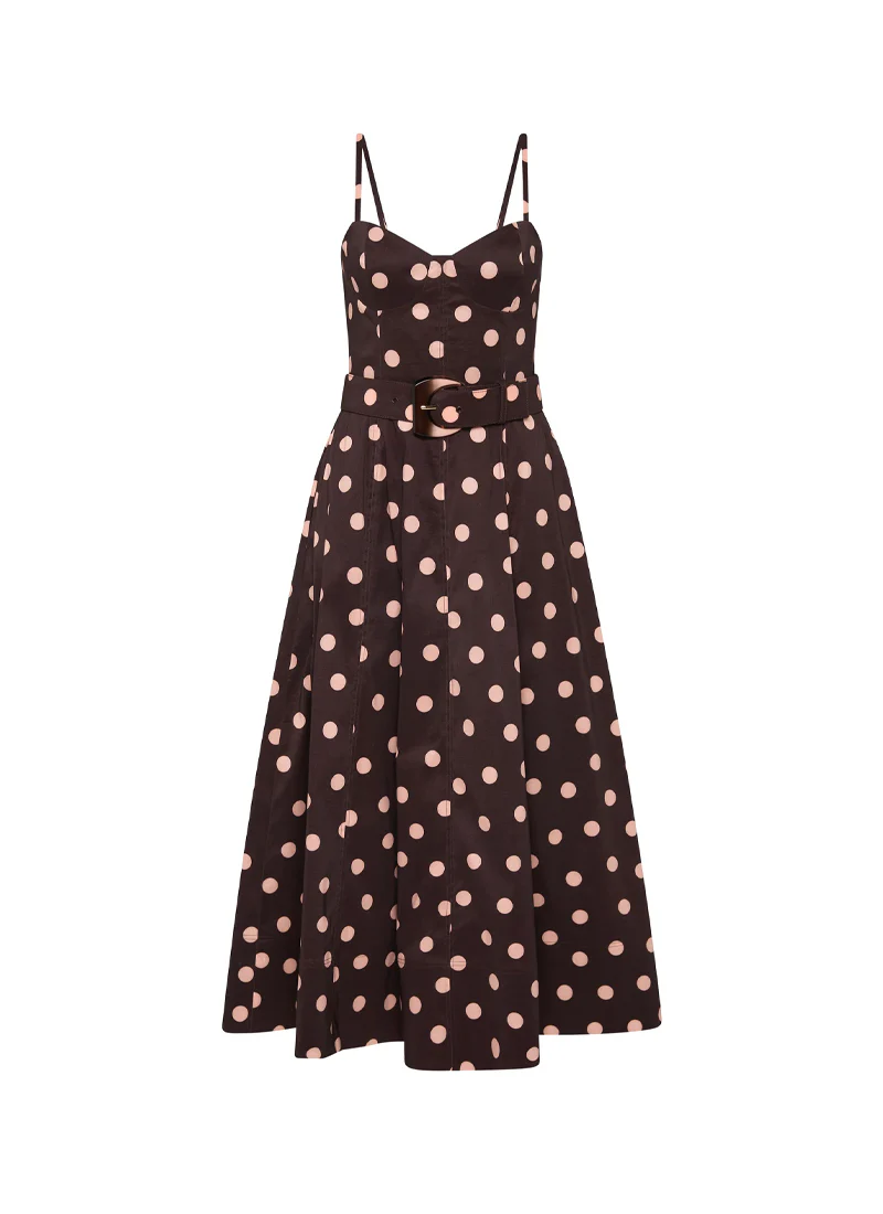 Vivianne Strap Midi Dress - Image 4