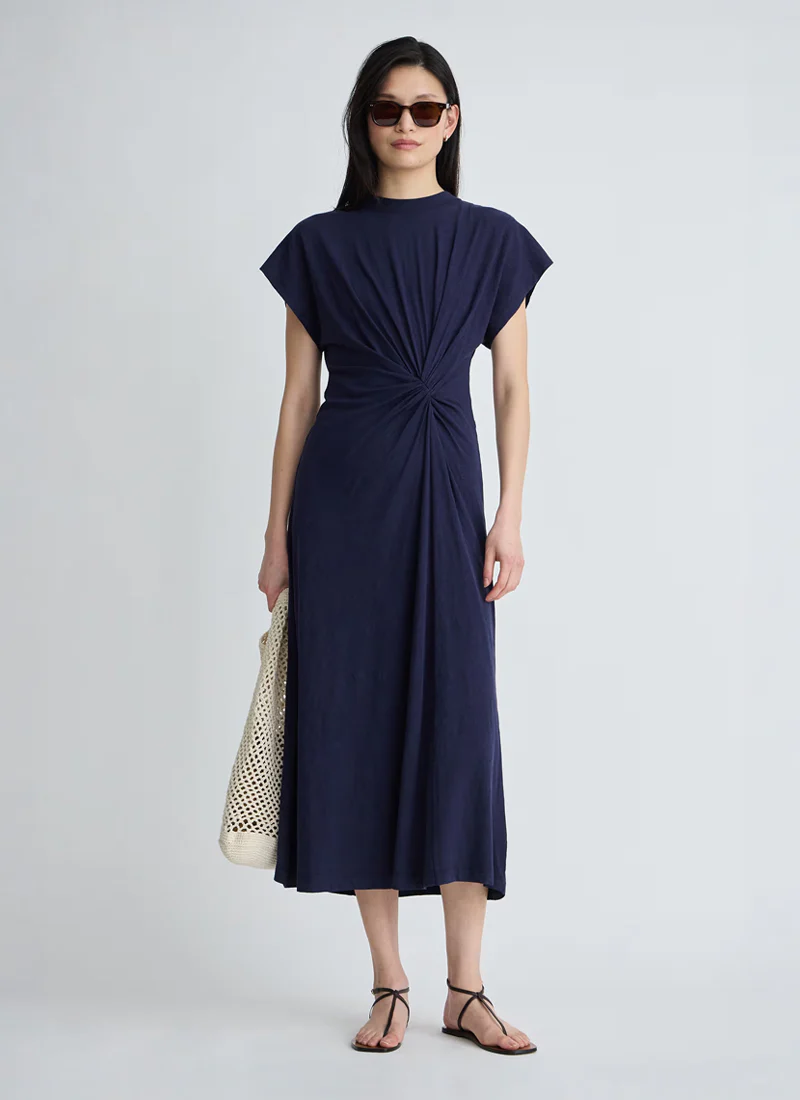 Volta Twist Midi Dress