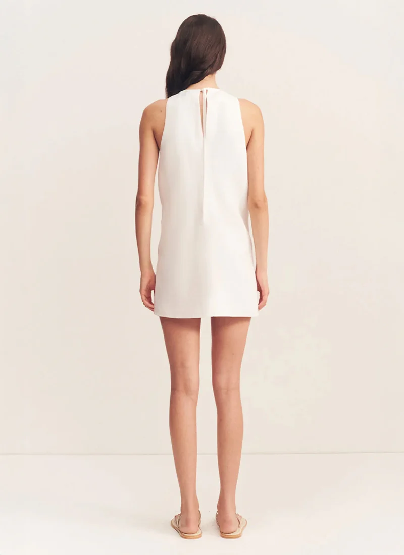 Birdie Scallop Mini Dress - Image 4