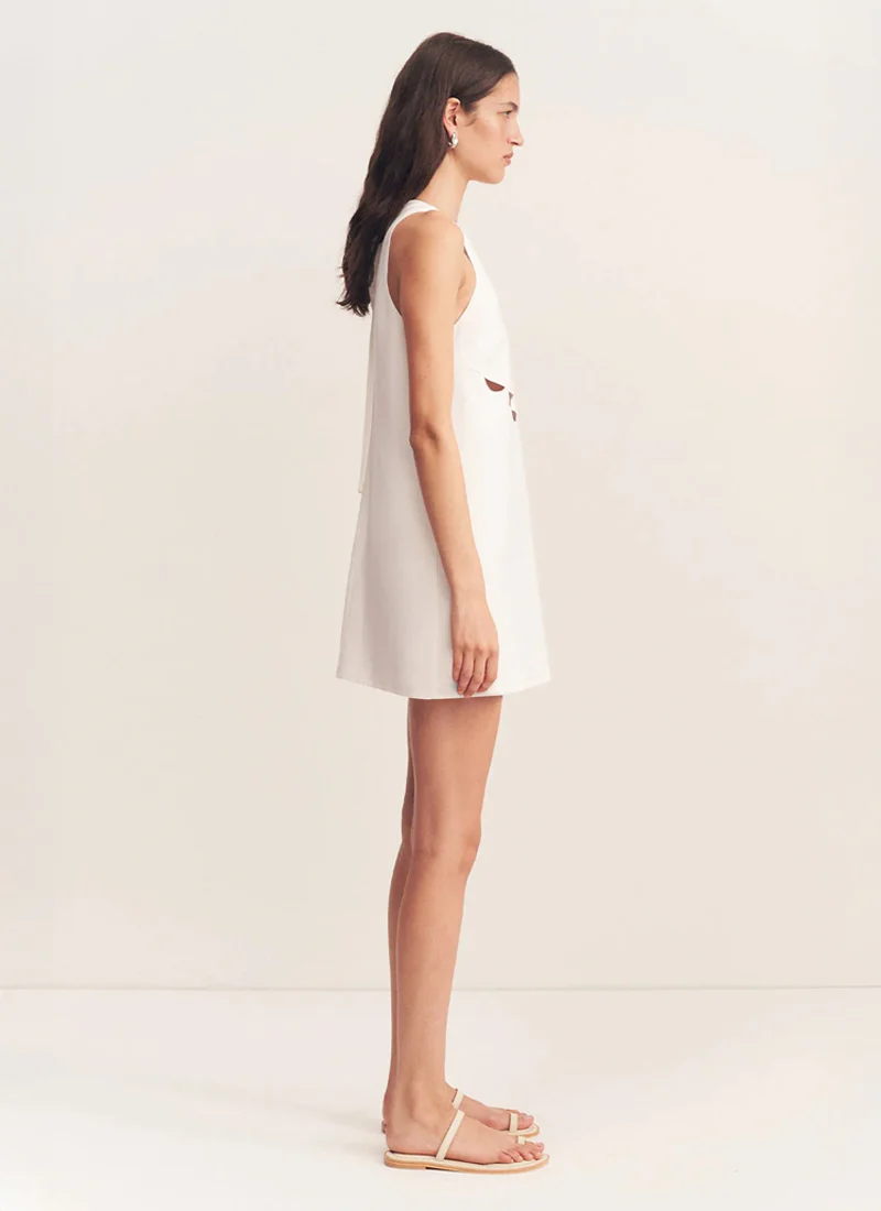 Birdie Scallop Mini Dress - Image 5