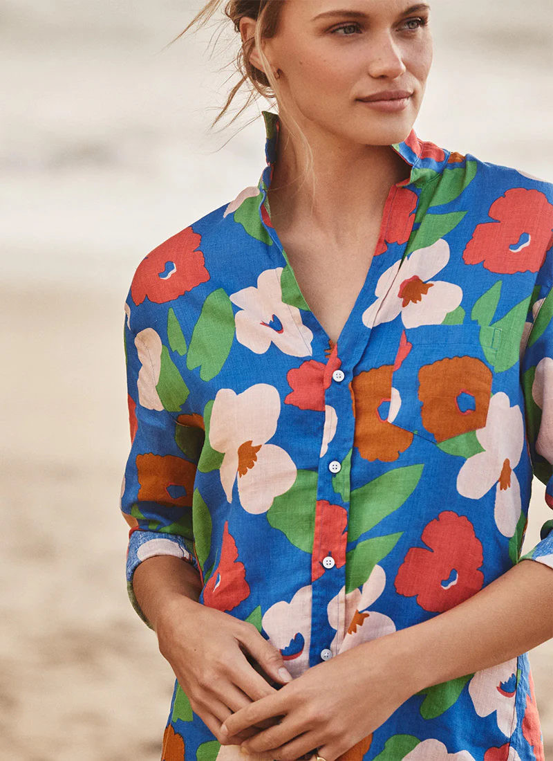 Mary Linen Classic Shirtdress - Image 2
