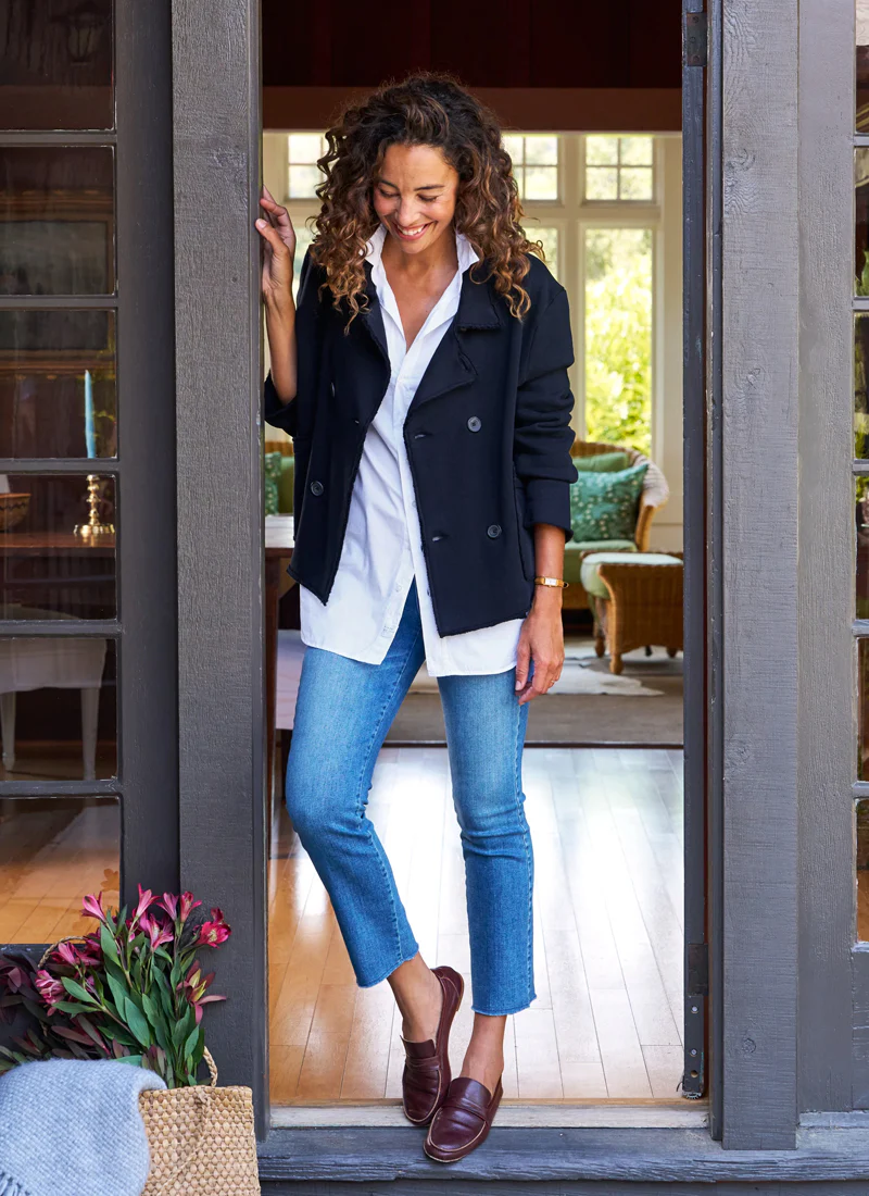 Mini Belfast Crop Peacoat - Image 5