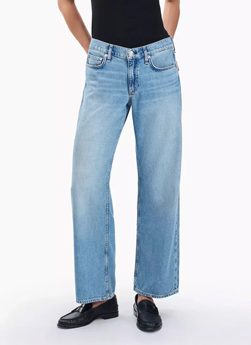 Featherweight Saige Ankle Relaxed Straight Jeans