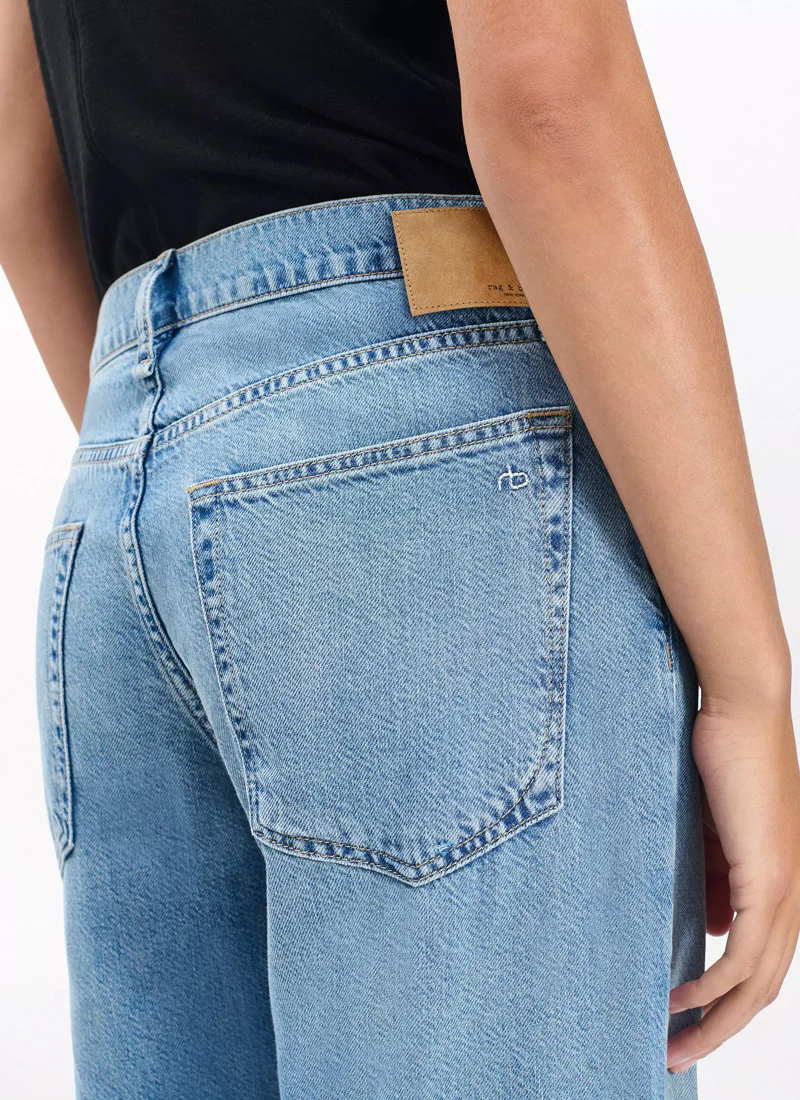Featherweight Saige Ankle Relaxed Straight Jeans - Image 4