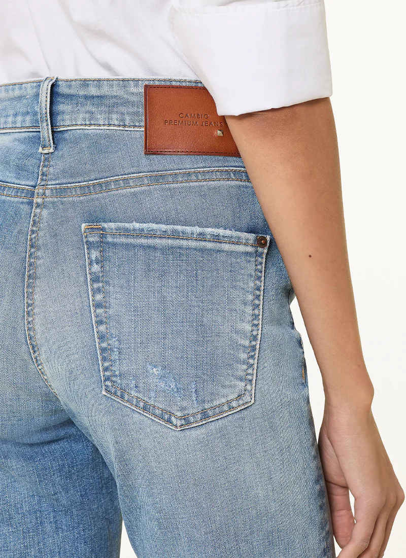 Paris Floral Flare Jeans - Image 4