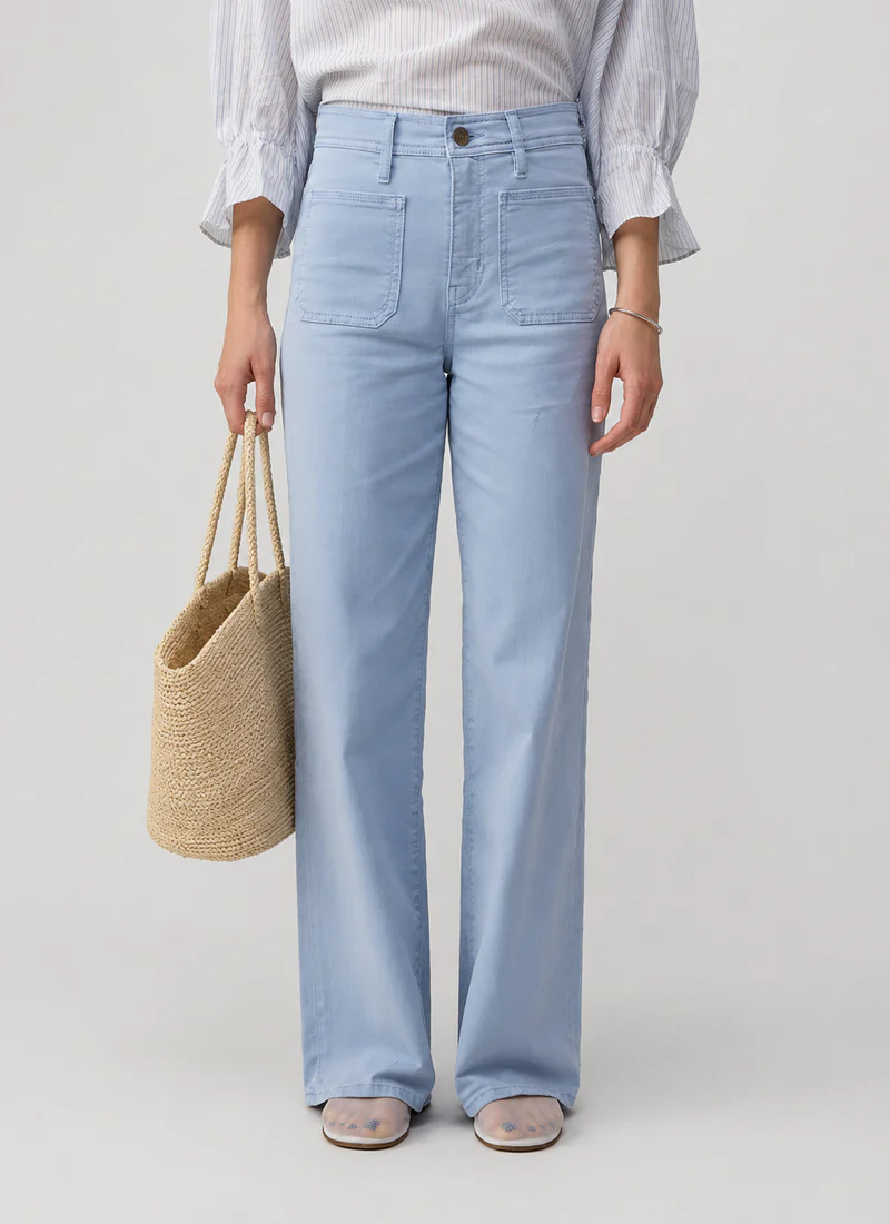 Le Slim Palazzo Harbor Pocket Jeans