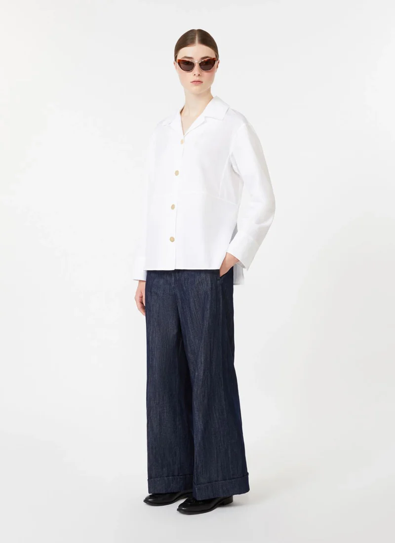 Melodia Wide Leg Denim Pants - Image 3