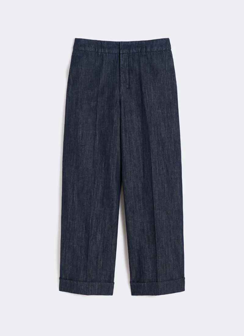 Melodia Wide Leg Denim Pants - Image 4