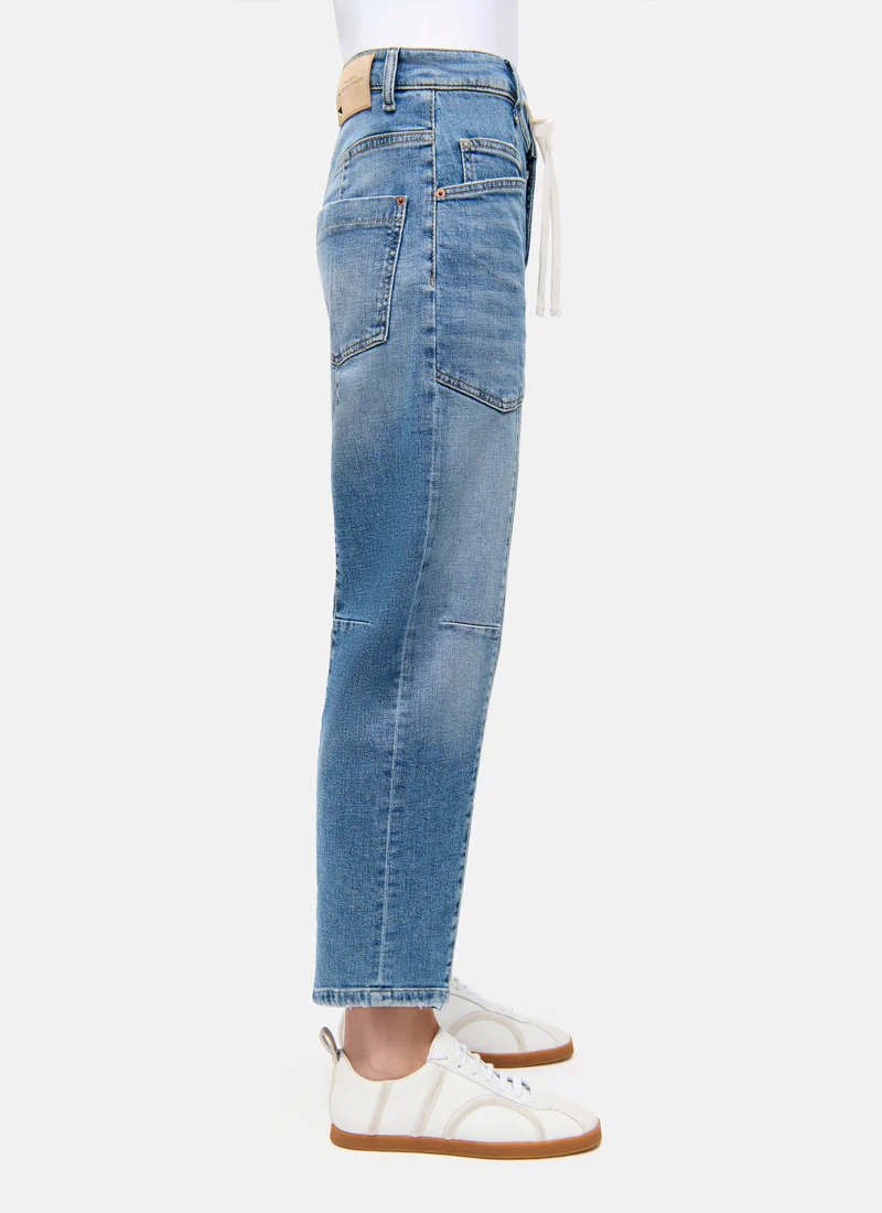 Ocean Drawstring Denim Jeans - Image 3