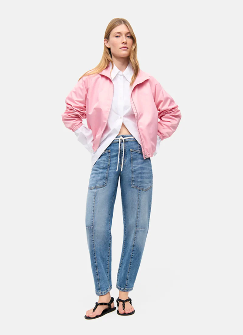 Ocean Drawstring Denim Jeans - Image 5