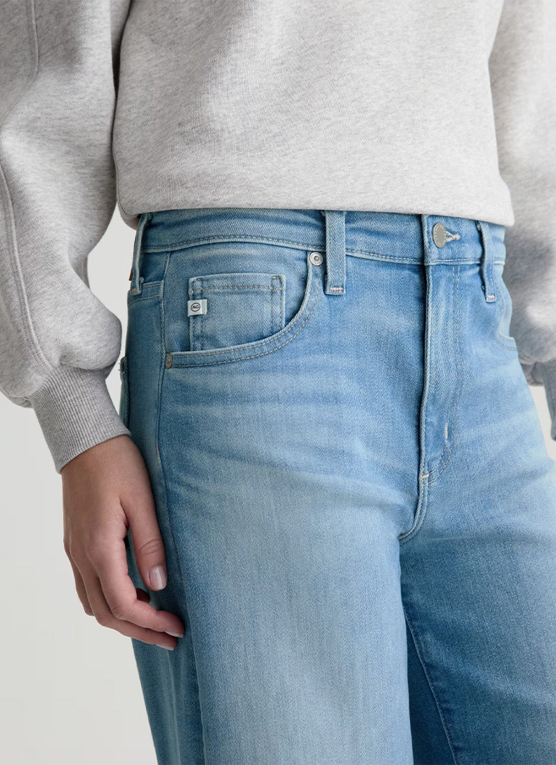 Saige Wide Leg Crop Jeans - Image 4