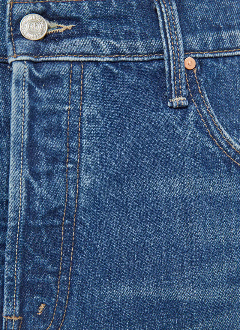 The Delinquent Button Ankle Wide Leg Jeans - Image 5