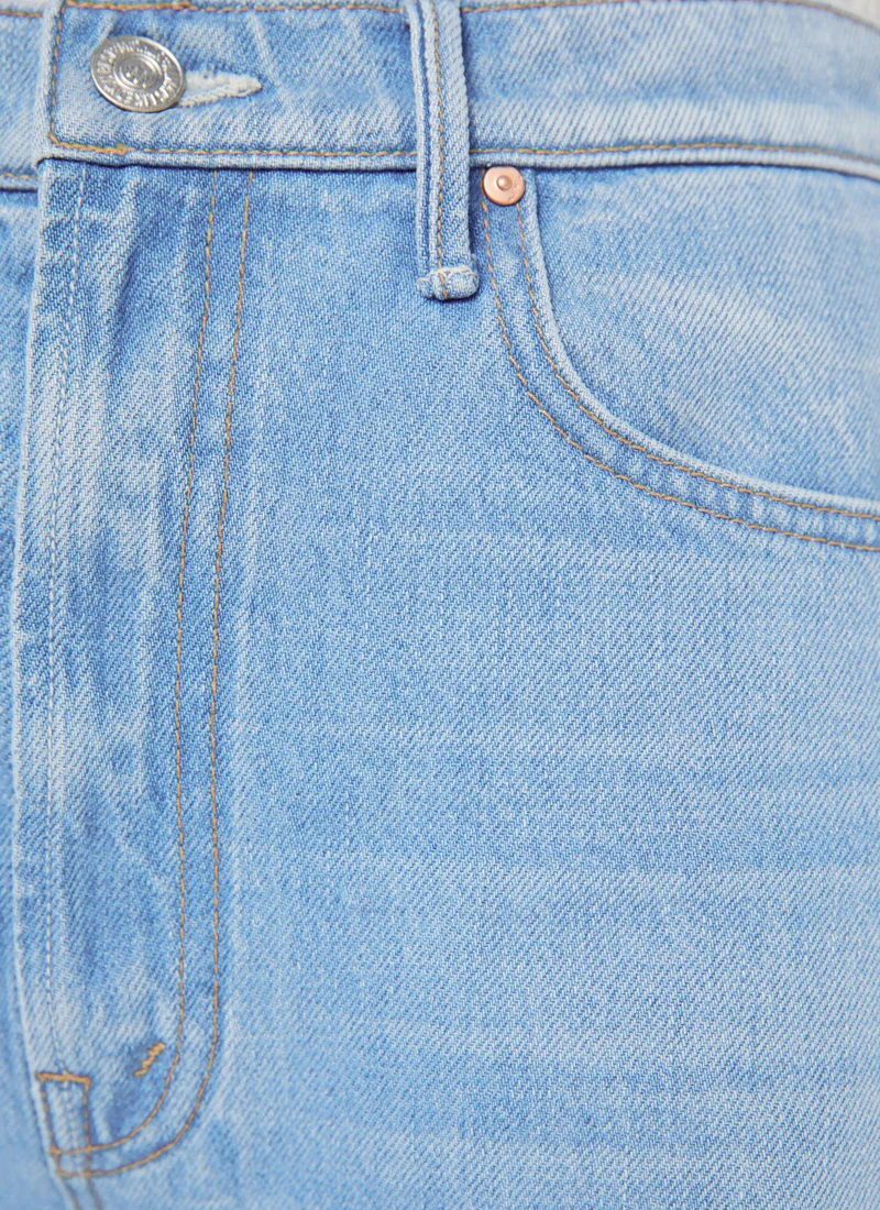 The Half Pipe Ankle Cuff Fray Wide Leg Jeans - Image 5