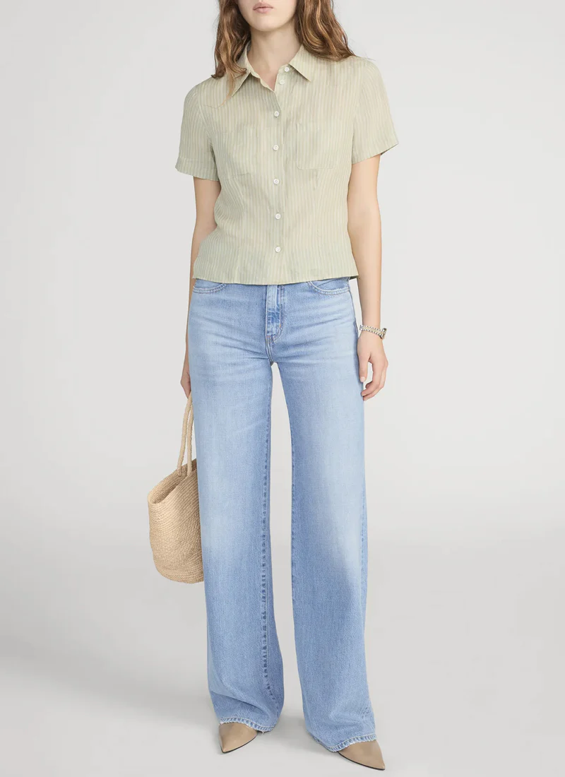 The Off Duty Stroll Wide Leg Jeans - Image 5