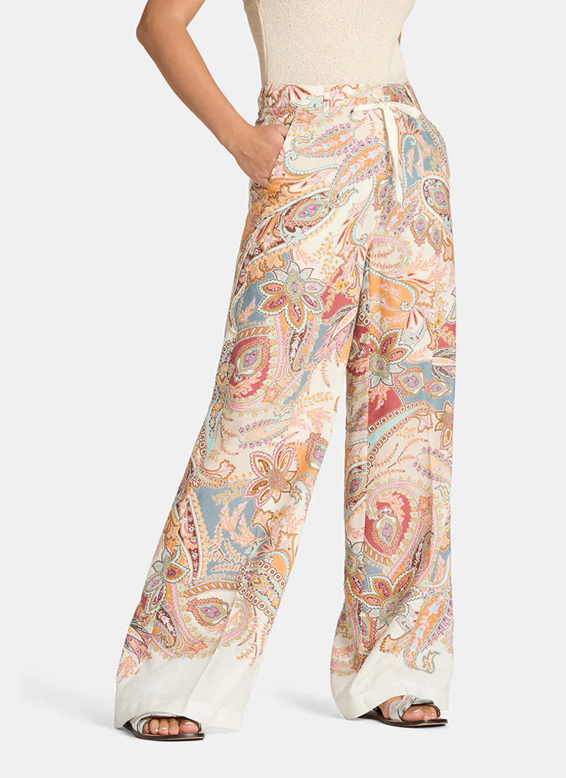 Adrienne Faded Paisley Pant