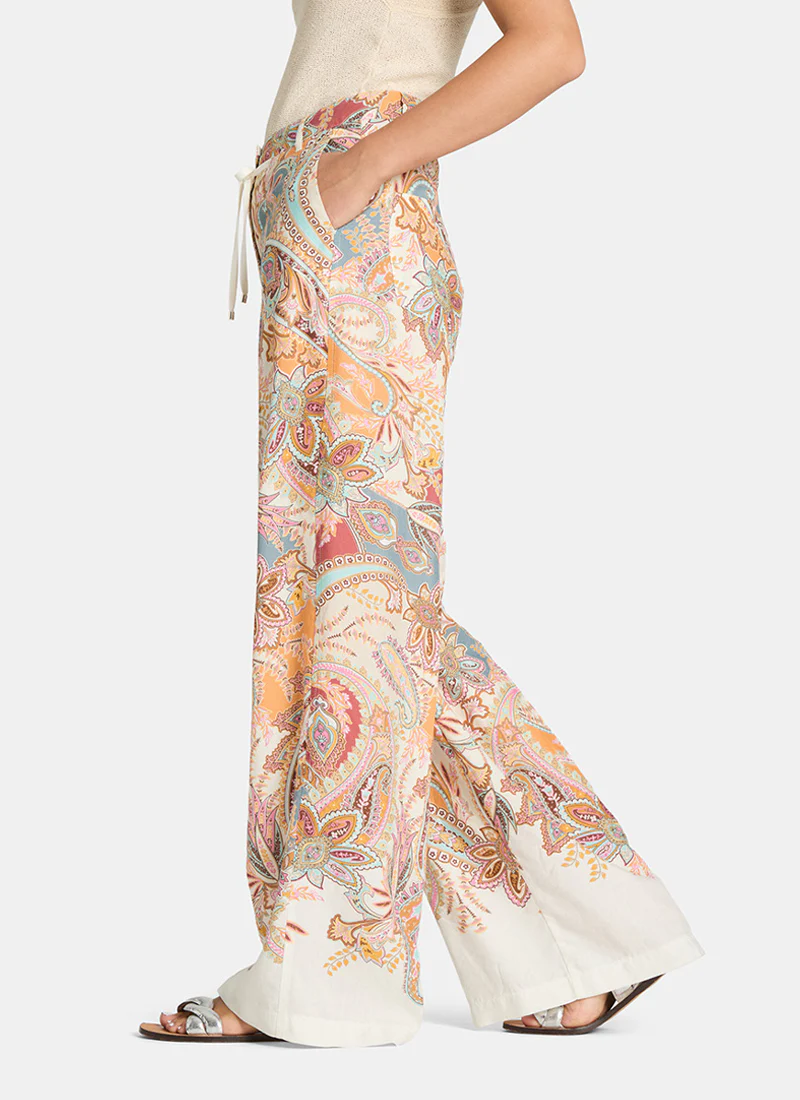 Adrienne Faded Paisley Pant - Image 4
