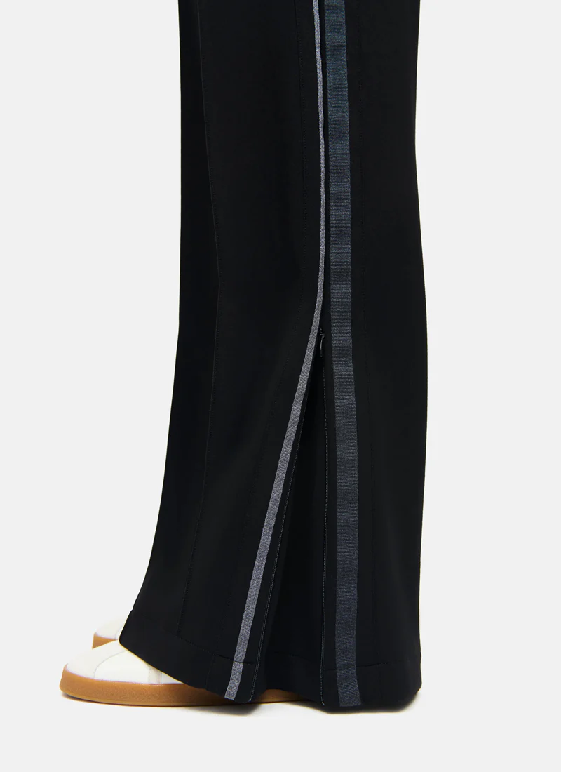 Amelia Side Stripe Zipper Jersey Pant - Image 3