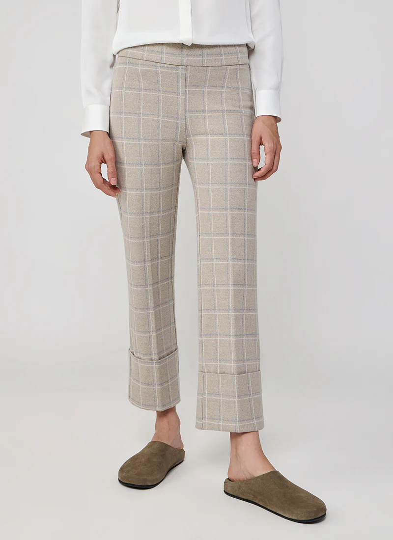 Bonnie Plaid Straight Leg Pant