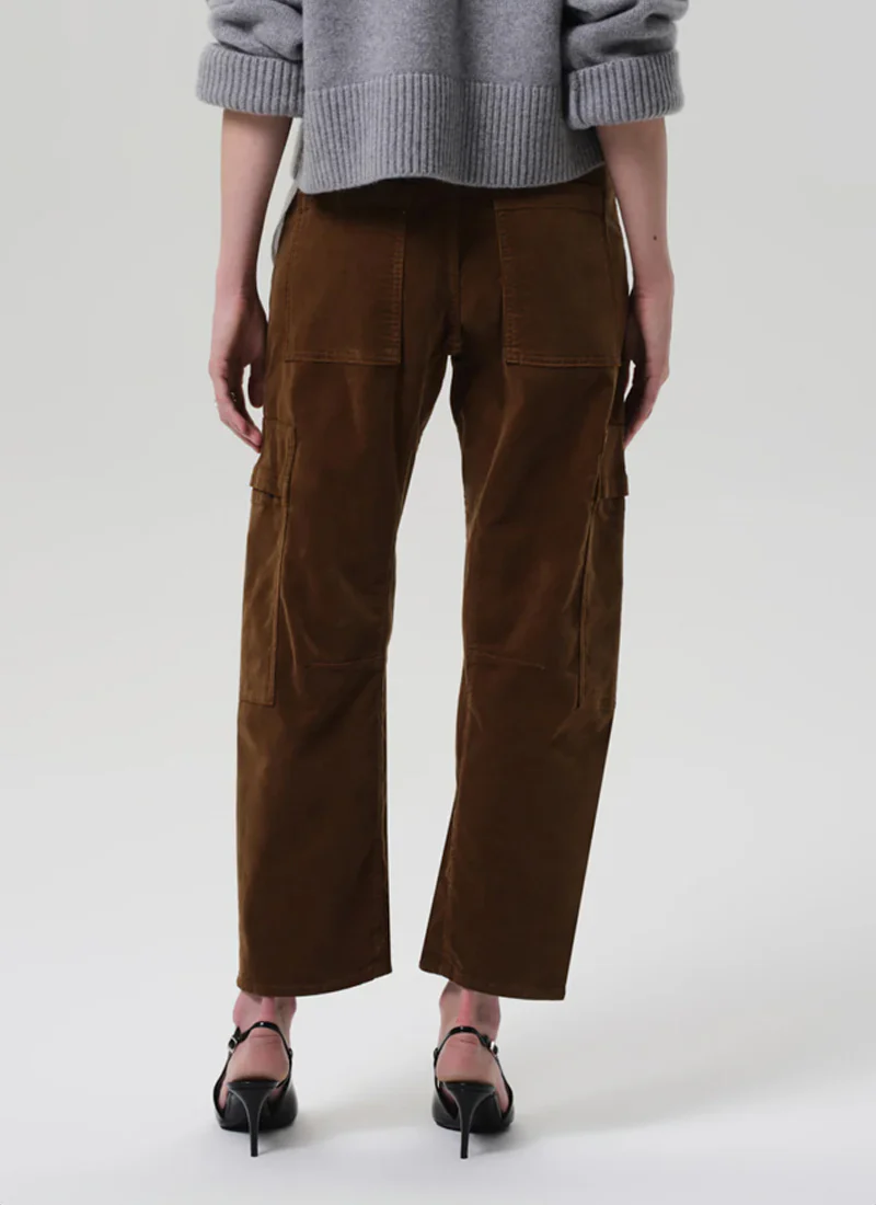 Marcelle Low Slung Corduroy Cargo Pants - Image 2