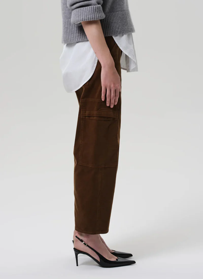 Marcelle Low Slung Corduroy Cargo Pants - Image 3