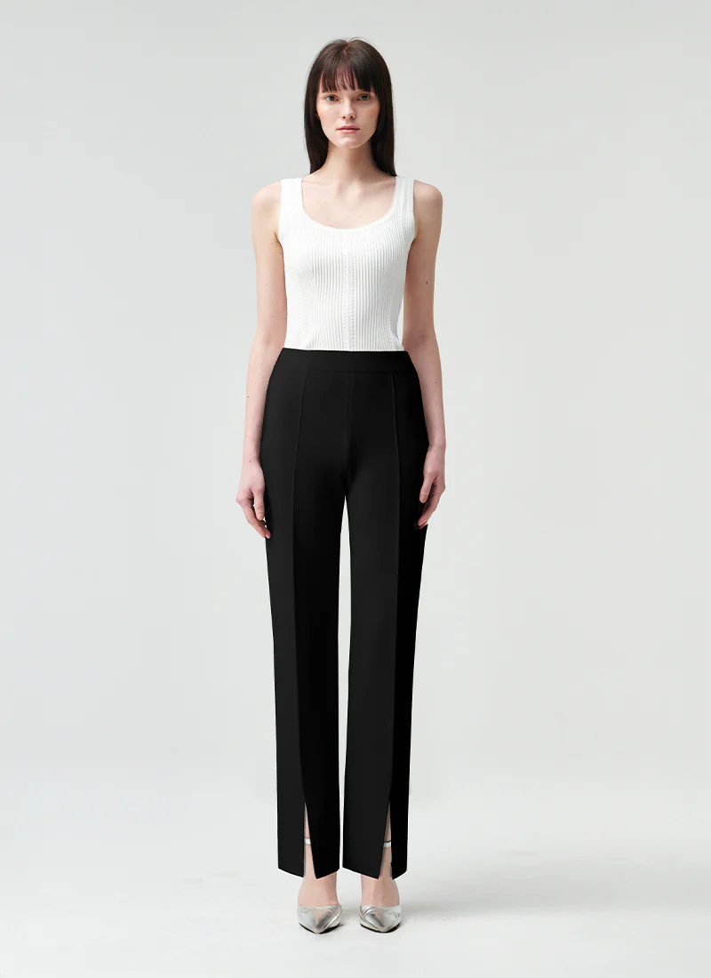 Elodie Front Slit Pants - Image 3