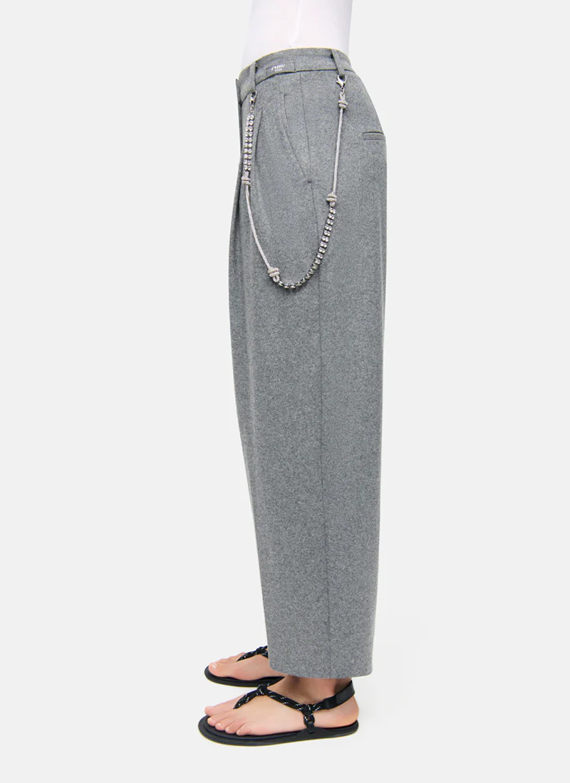 Emilie Flannel Jersey Crystal Chain Pant - Image 2