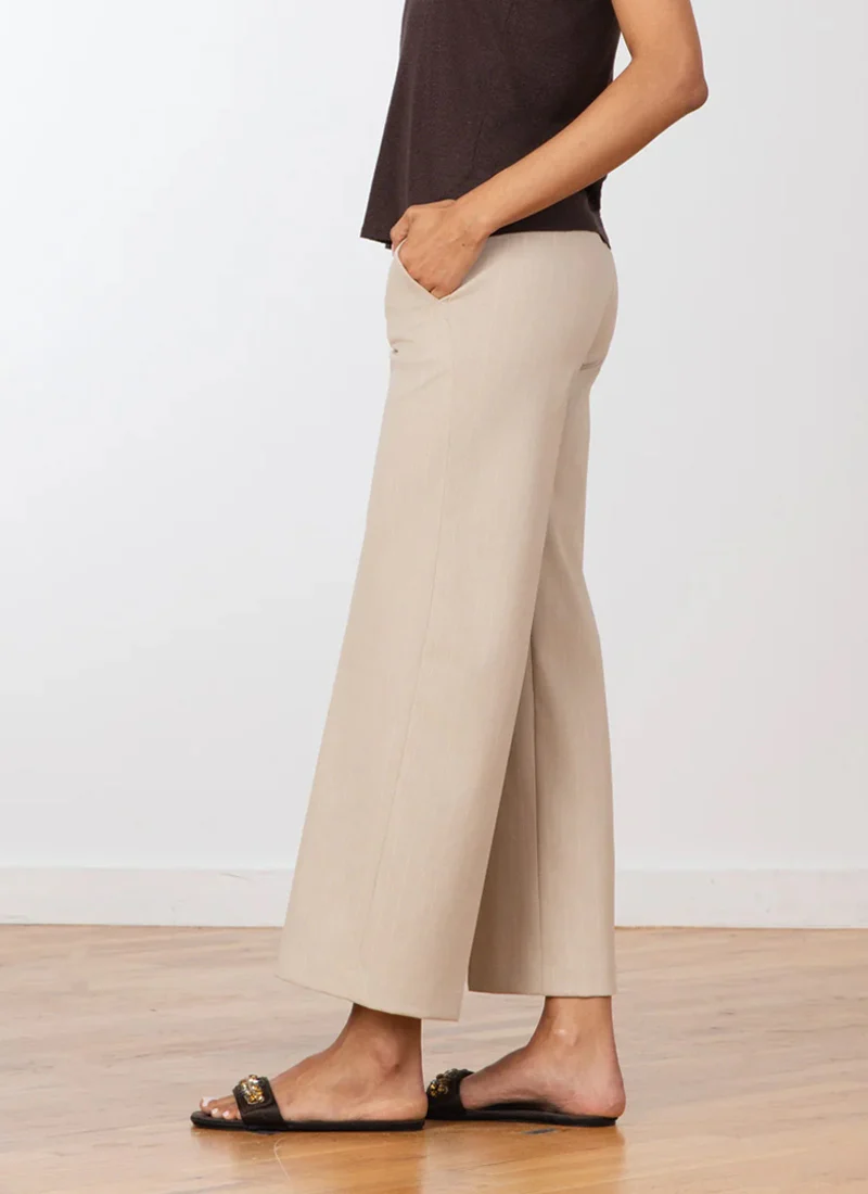 Grace Pinstripe Wide Leg Ankle Pant - Image 3