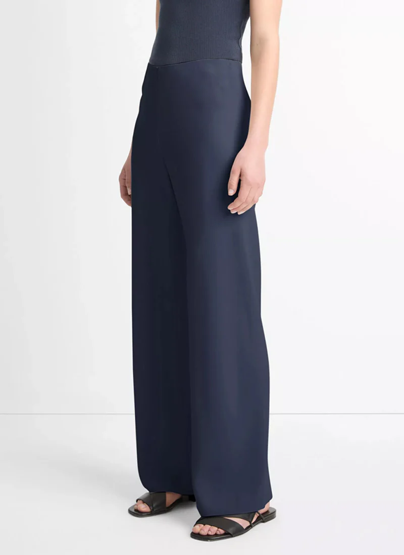 Colette High-Rise Crepe Bias Pant - Image 3