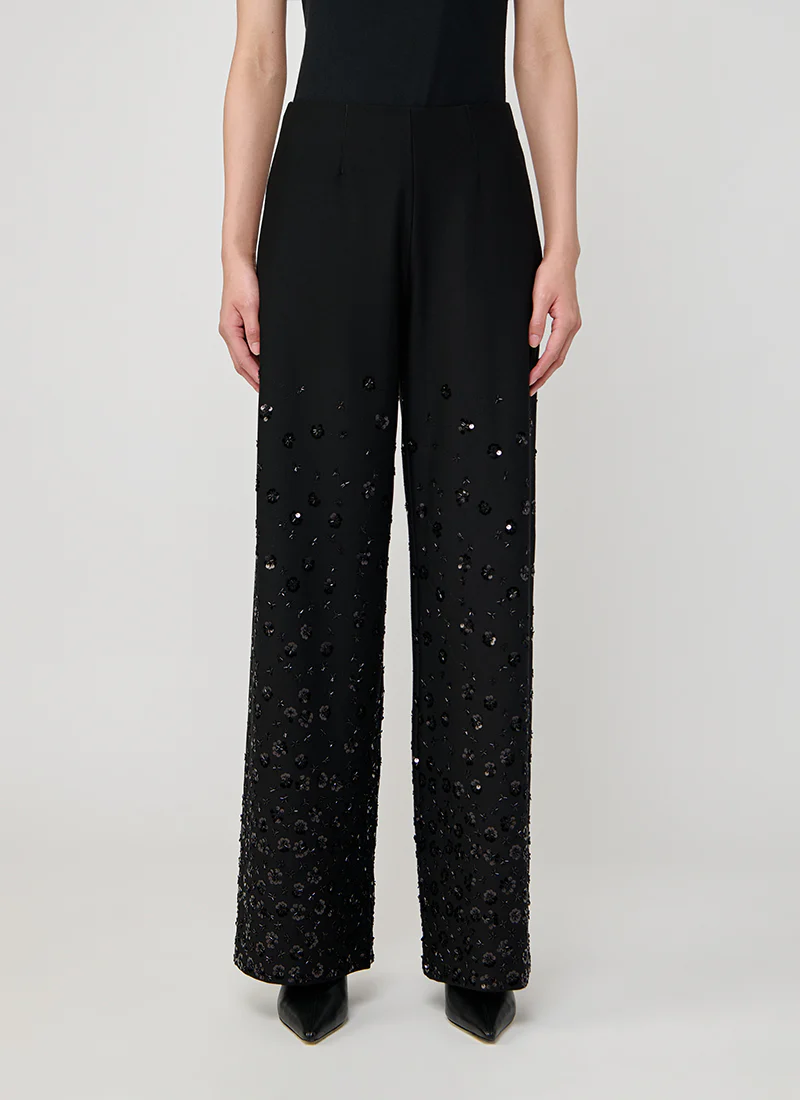 Kimberly Flower Peal Embroidery Pant