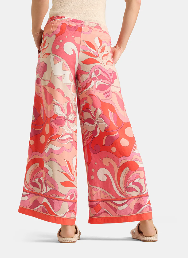 August Linen PR Pull On Crop Pant - Image 3