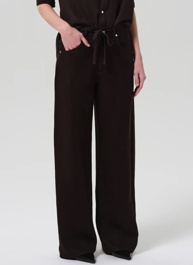 Brynn Drawstring Linen Trouser - Image 4