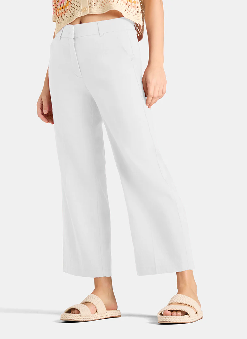 California Wide Leg Linen Pants - Image 4