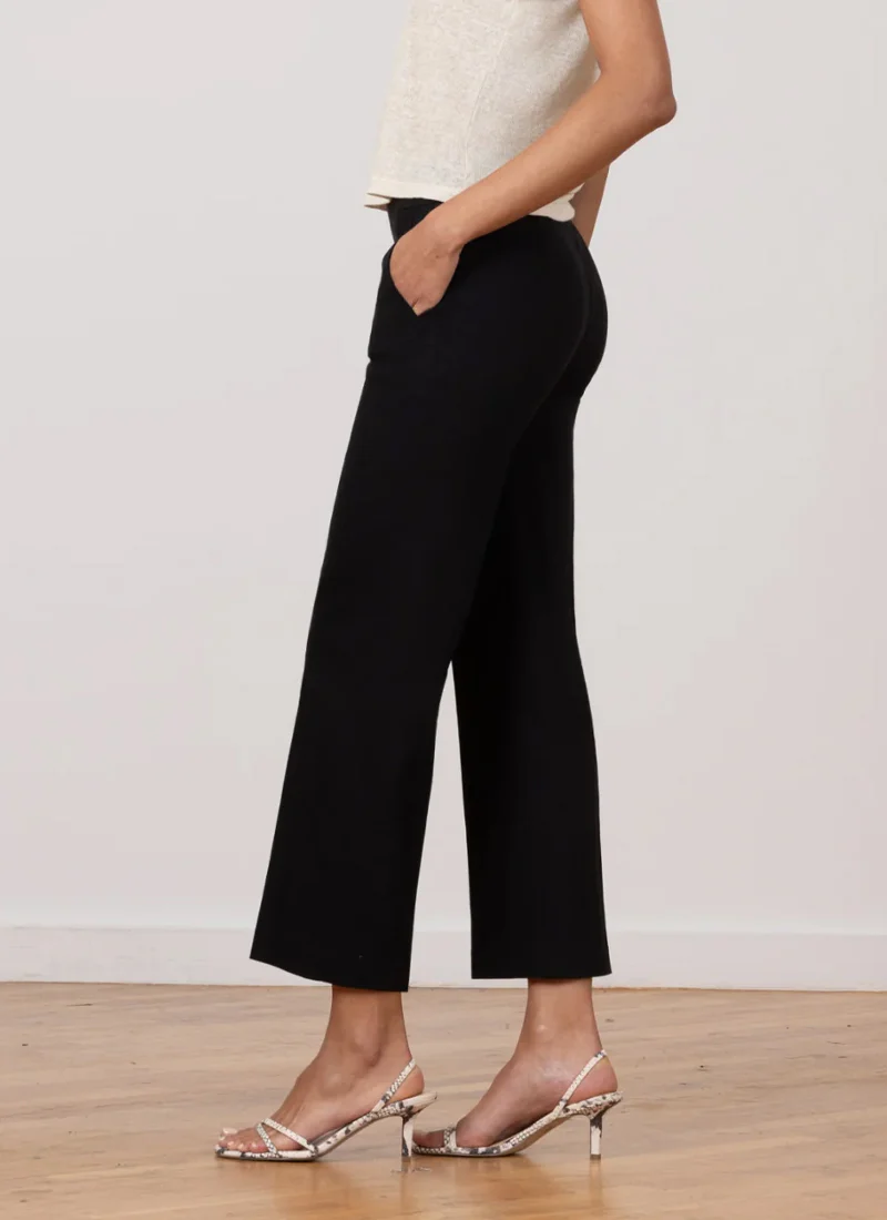 Grace Linen Wide Leg Ankle Pant - Image 3