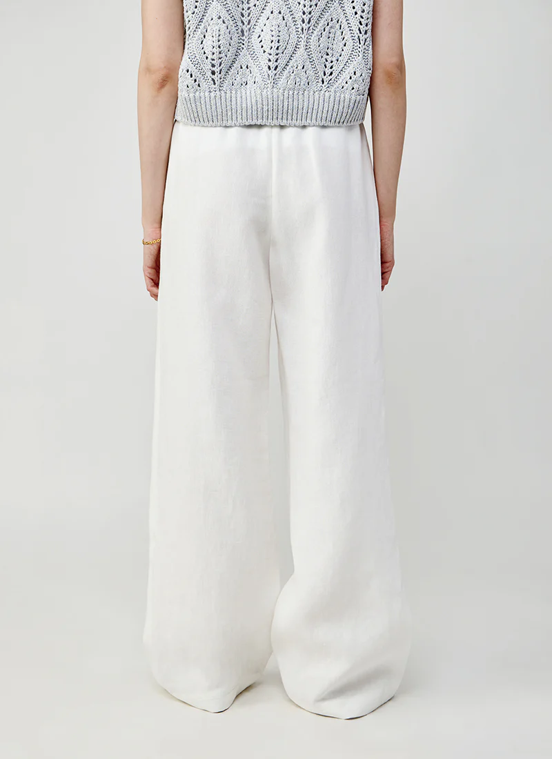 Wide Leg Linen Pants - Image 2