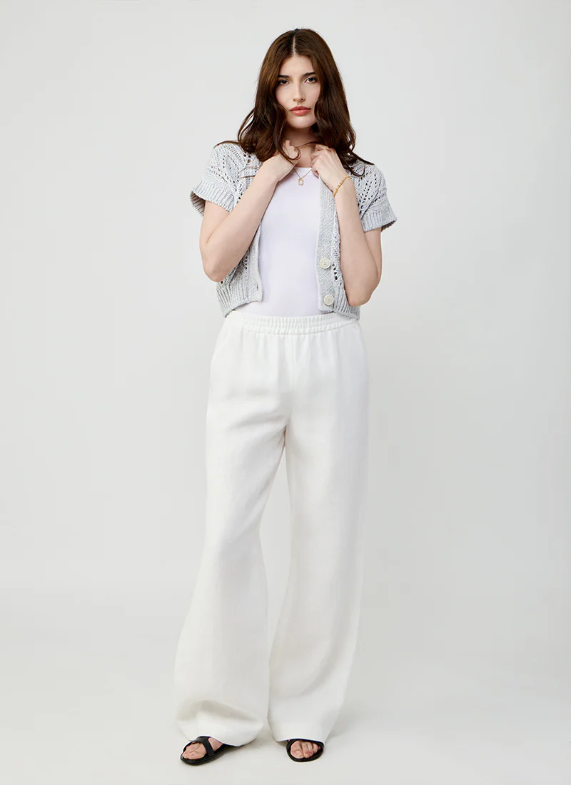 Wide Leg Linen Pants - Image 4