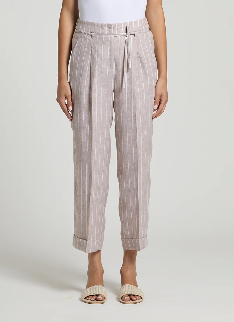 Linen Striped Pant