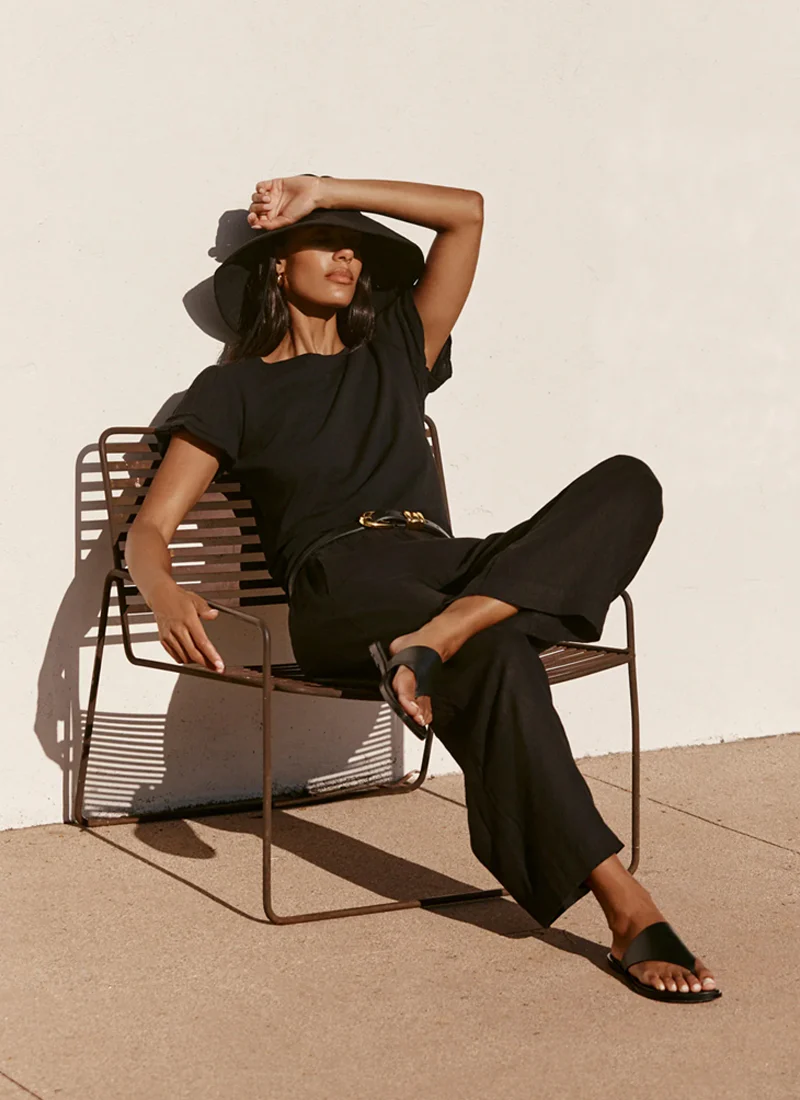Lola Woven Linen Pant - Image 7