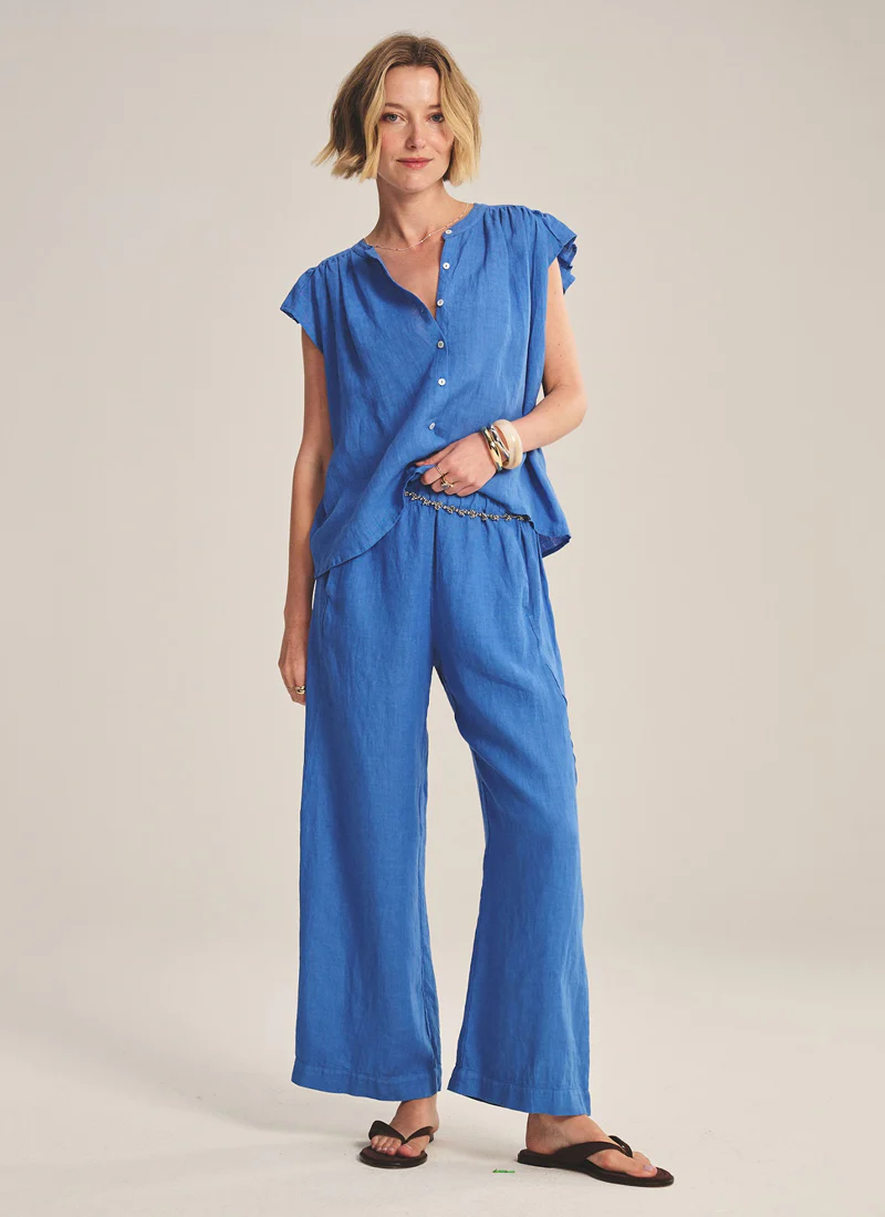 Lola Woven Linen Pant - Image 4