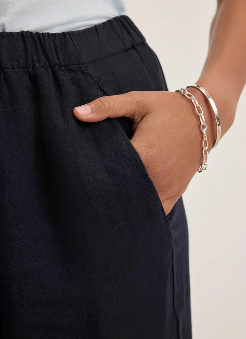 Lola Woven Linen Pant - Image 3