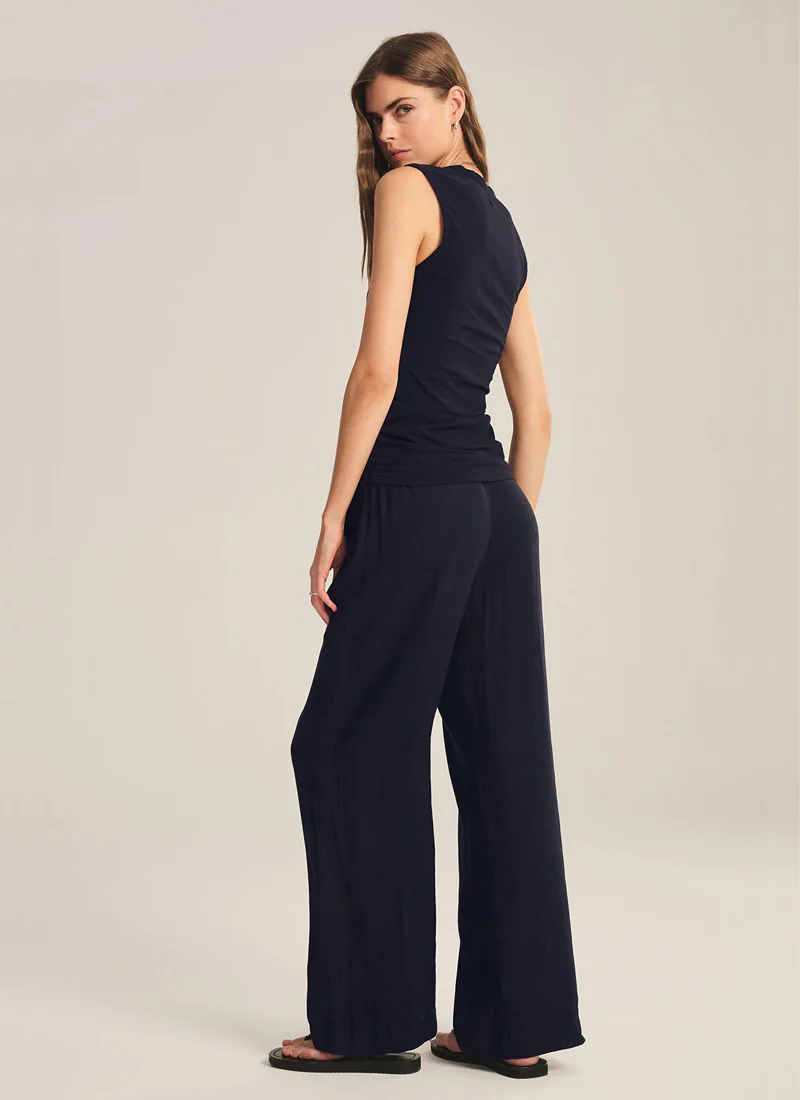 Lola Woven Linen Pant - Image 5