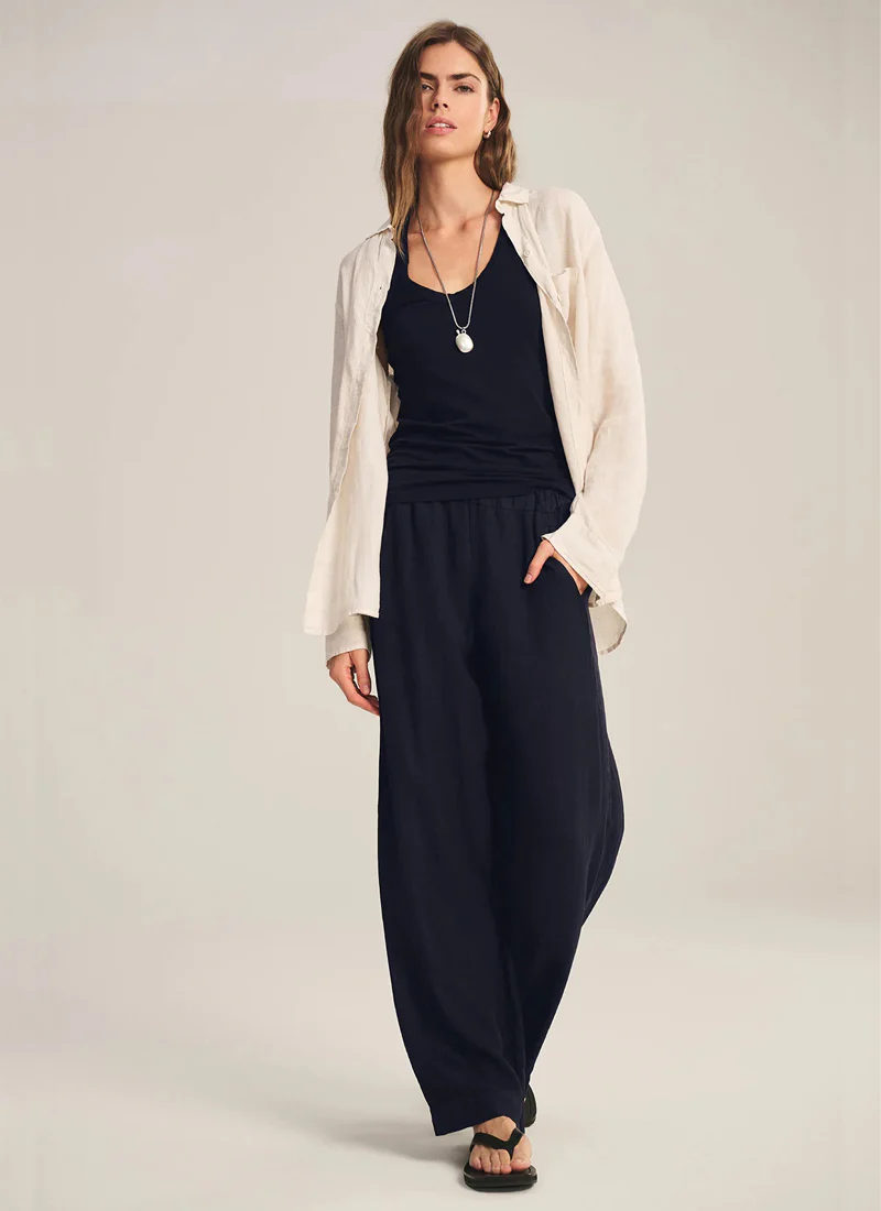 Lola Woven Linen Pant - Image 6