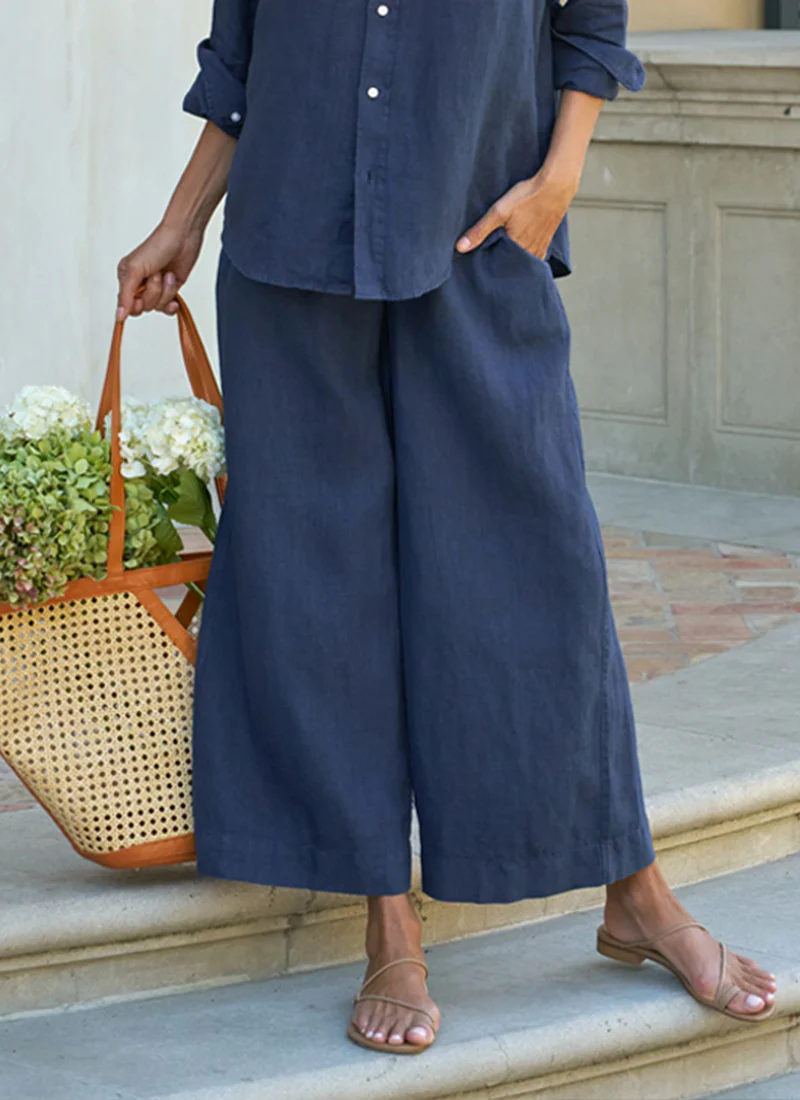 Maisie Pull On Crop Wide Leg