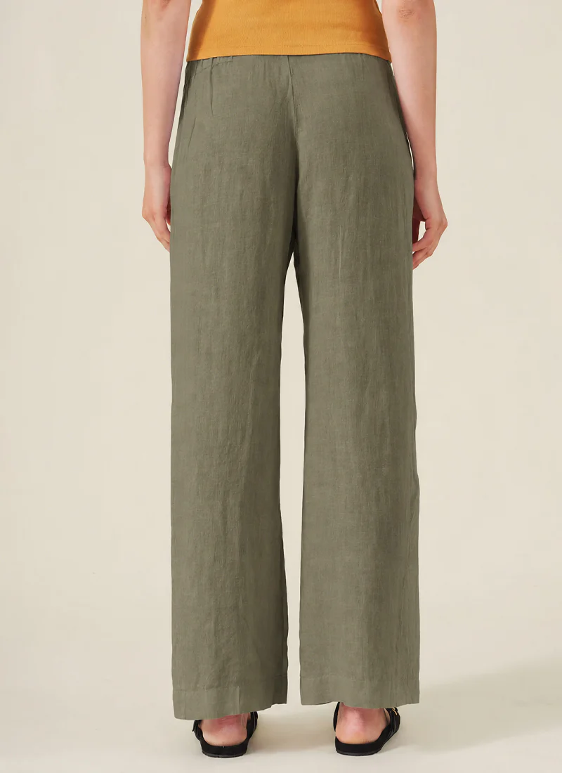 Stephanie Woven Linen Pants - Image 2