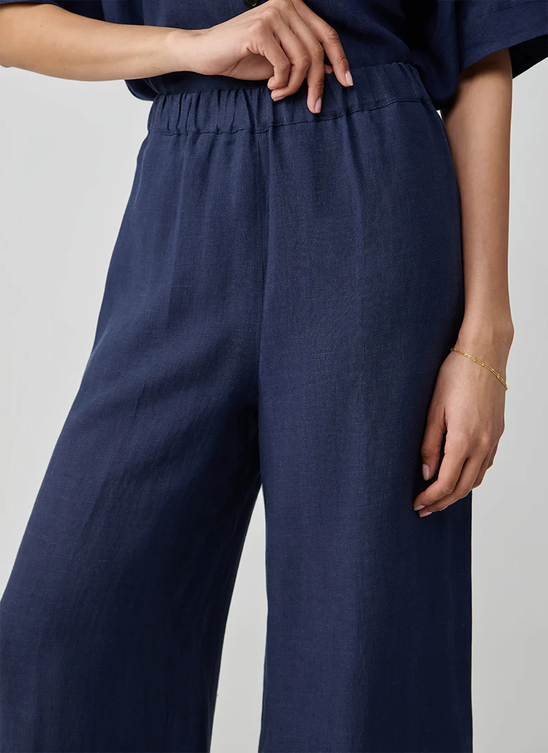 Tropea Wide Leg Linen Pant - Image 2